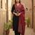 Cotton cambric printed a-line kurti-pant-dupatta set