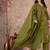Cotton cambric straight kurti-pant-dupatta set