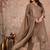 Cotton cambric straight kurti-pant-dupatta set