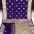 Purple soft silk blend saree with zari weaving meenakari design