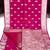 Pink soft silk blend saree with zari weaving meenakari design