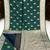 Sea green soft silk blend saree with zari weaving meenakari design