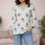 Off white cotton printed kurti