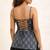 Grey cotton corset kurti