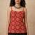 Red cotton corset kurti
