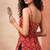 Red cotton corset kurti