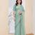 Solid silk blend ready to wear saree