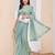 Solid silk blend saree