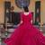Pink sequins zari embroidered russian silk anarkali gown