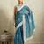 Floral printed silk blend ready to wear saree