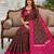 Green art silk ikkat and patola weaving concept saree & contrast blouse