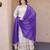 Off white real mirror zari embroidered cosmos anarkali gown with dupatta