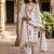 Brown embroidered faux georgette salwar kameez with dupatta