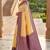 Cream soft silk blend saree with zari weaving meenakari design