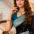 Black soft silk blend saree with zari weaving meenakari design