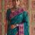 Blue premium soft silk blend traditional saree