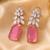 Rose gold finish blossom radiance earrings
