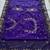 purple soft rangoli silk blend embroidered saree with cutwork border