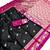 Black soft silk blend saree with zari weaving meenakari design