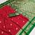 Red soft silk blend saree with zari weaving meenakari design