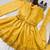 Heavy roman silk embroidery  work and yellow readymade salwar suit