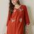 Women Ethnic Motifs Embroidered Pleated Thread Work Kurta with Trousers
