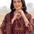 Women Printed Cotton Kurta with Trousers & With Dupatta