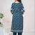 Women Floral Printed Sequinned Cotton Kurta with Trousers & With Dupatta