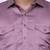 Men's solid pathani kurta and patiala pyjama set - dark lavender
