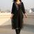 Women Floral Embroidered Thread Work Cotton Kurta with Trousers