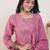 Floral Embroidered Thread Work A-Line Kurta & Trousers With Dupatta