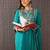 Women Embroidered Straight Kurta Trousers With Dupatta Set