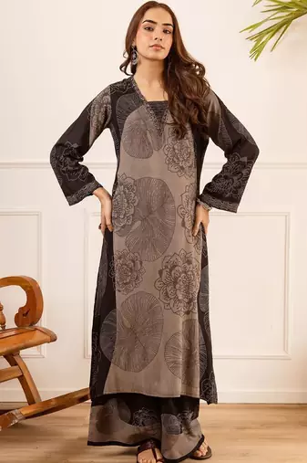 Women Ethnic Motifs Printed Kurta with Palazzos