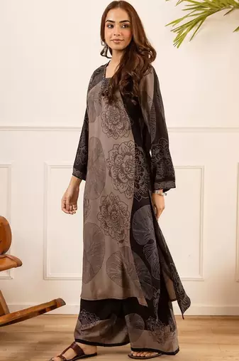 Women Ethnic Motifs Printed Kurta with Palazzos
