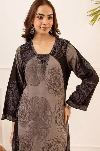 Women Ethnic Motifs Printed Kurta with Palazzos