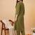 Women Mirror Work Kurta with Trousers