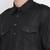 Men's solid pathani kurta and patiala pyjama set - black