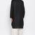 Men's solid pathani kurta and patiala pyjama set - black