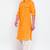 Men's solid pathani kurta and patiala pyjama set - yellow