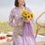 Women Floral Printed Panelled Mirror Work Cotton Kurta with Trousers & With Dupatta