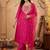 Women Ethnic Motifs Embroidered Regular Kurta with Trousers & With Dupatta