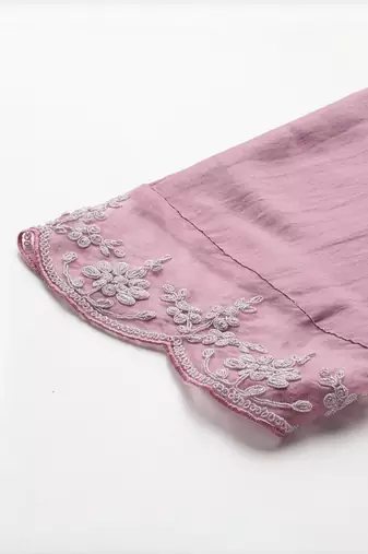 Women Ethnic Motifs Embroidered Kurta with Trousers & Dupatta