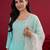 Women Ethnic Motifs Embroidered Mirror Work Kurta with Trousers & With Dupatta