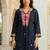Women Floral Embroidered Kurta with Trousers