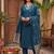 Women Ethnic Motifs Embroidered Thread Work Kurta with Trousers & With Dupatta