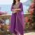 Women Floral Embroidered Pleated Liva Kurta with Trousers & With Dupatta