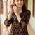 Women Printed Mirror Work Cotton Kurta with Trousers & With Dupatta