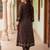 Women Printed Mirror Work Cotton Kurta with Trousers & With Dupatta
