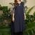Women Ethnic Motifs Embroidered Thread Work Cotton Kurta With Trouser