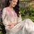 Women Ethnic Motifs Printed Mirror Work Cotton Kurta with Trousers